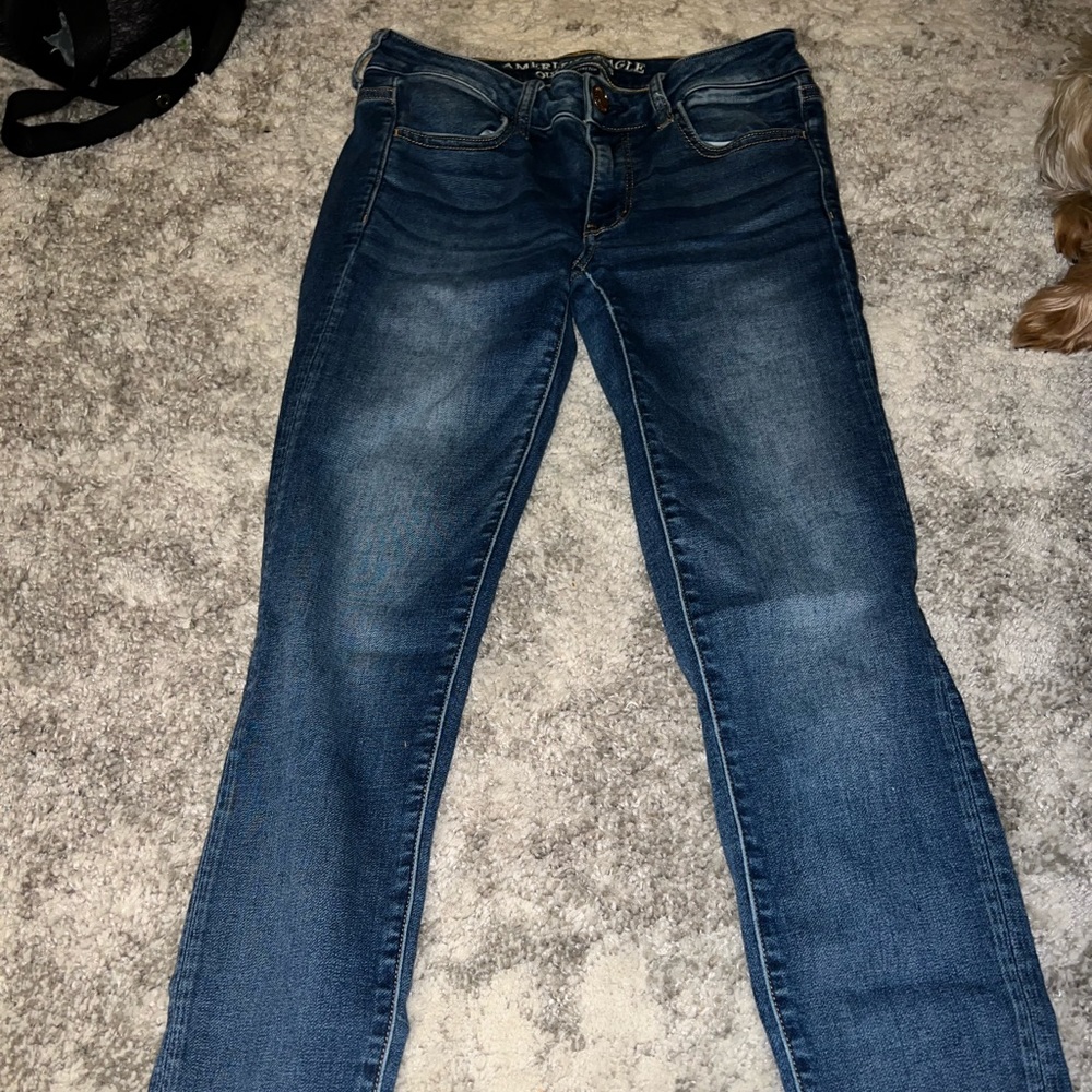 American Eagle Jegging Jean, Size 4, Dark Wash